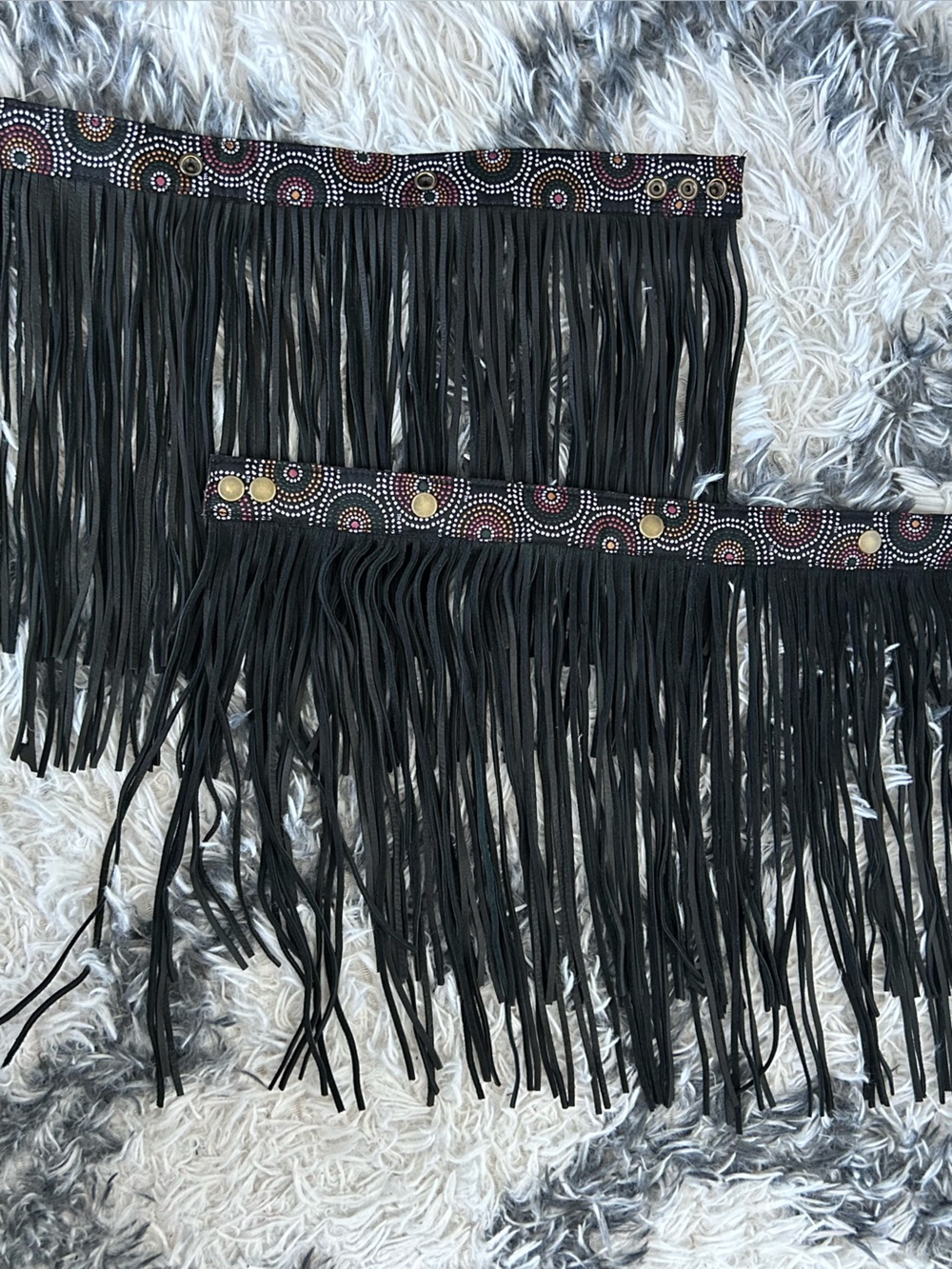 Leather Fringe Pieces